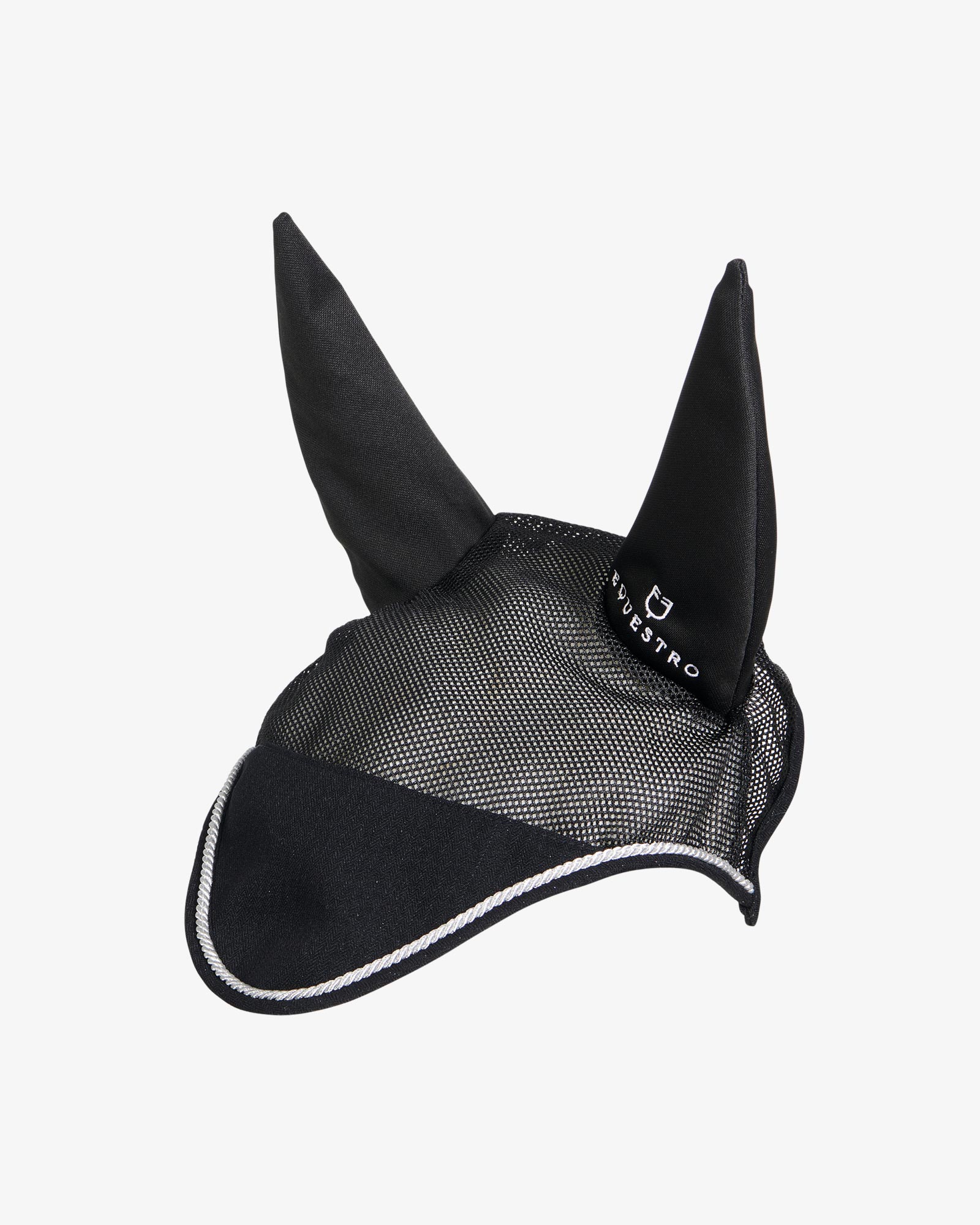 Cotton fly veil and perforated mesh fabric