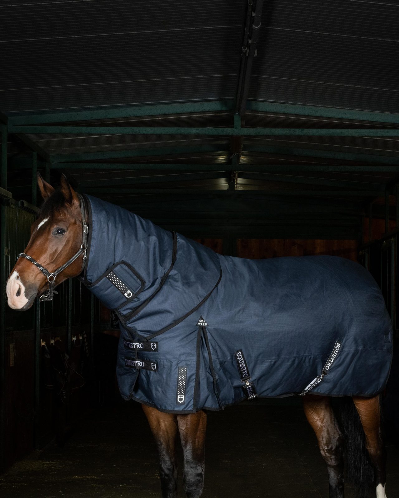 Paddock neck cover in rip-stop fabric