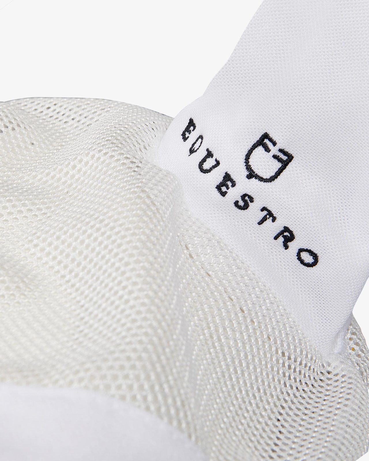 Cuffietta cavallo in cotone e tessuto mesh traforato