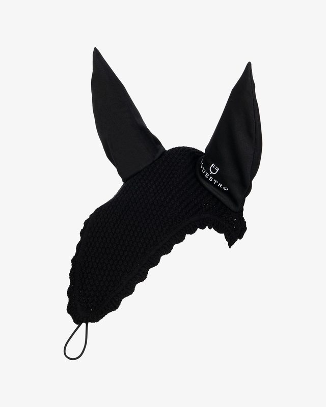 Cuffietta cavallo in maglia con aggancio elastico