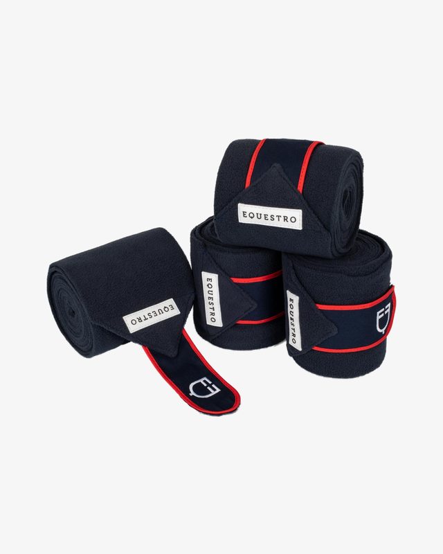 Breathable fleece pony bandages