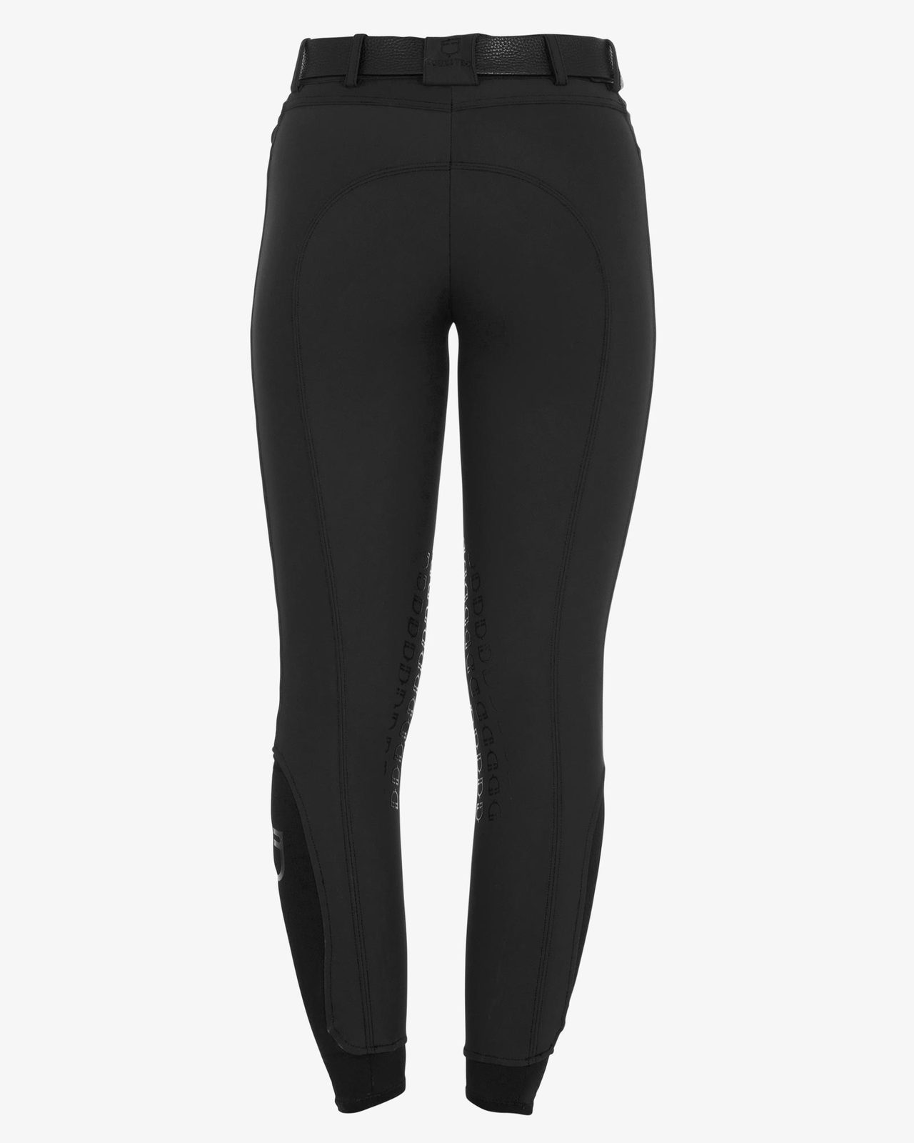 Pantaloni donna slim fit grip con logo Equestro