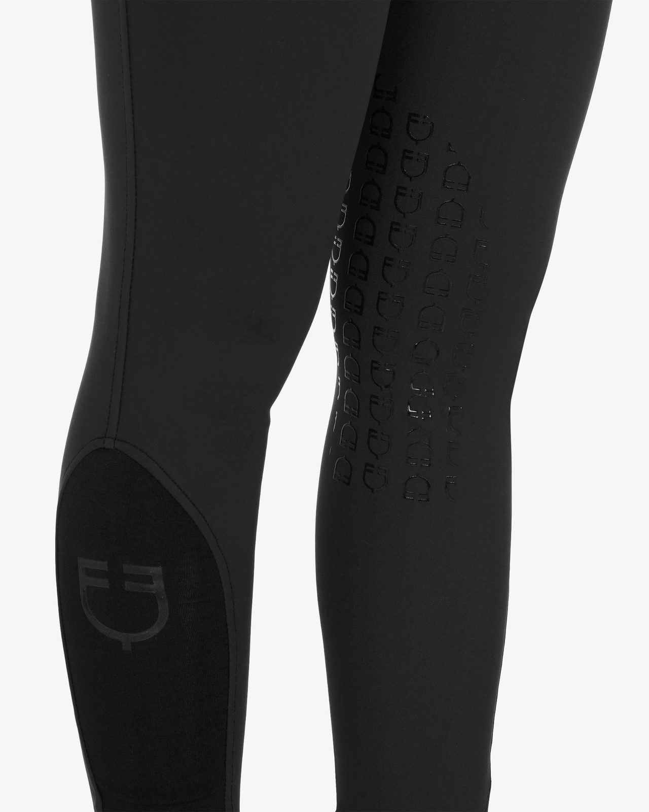 Pantaloni donna slim fit grip con logo Equestro