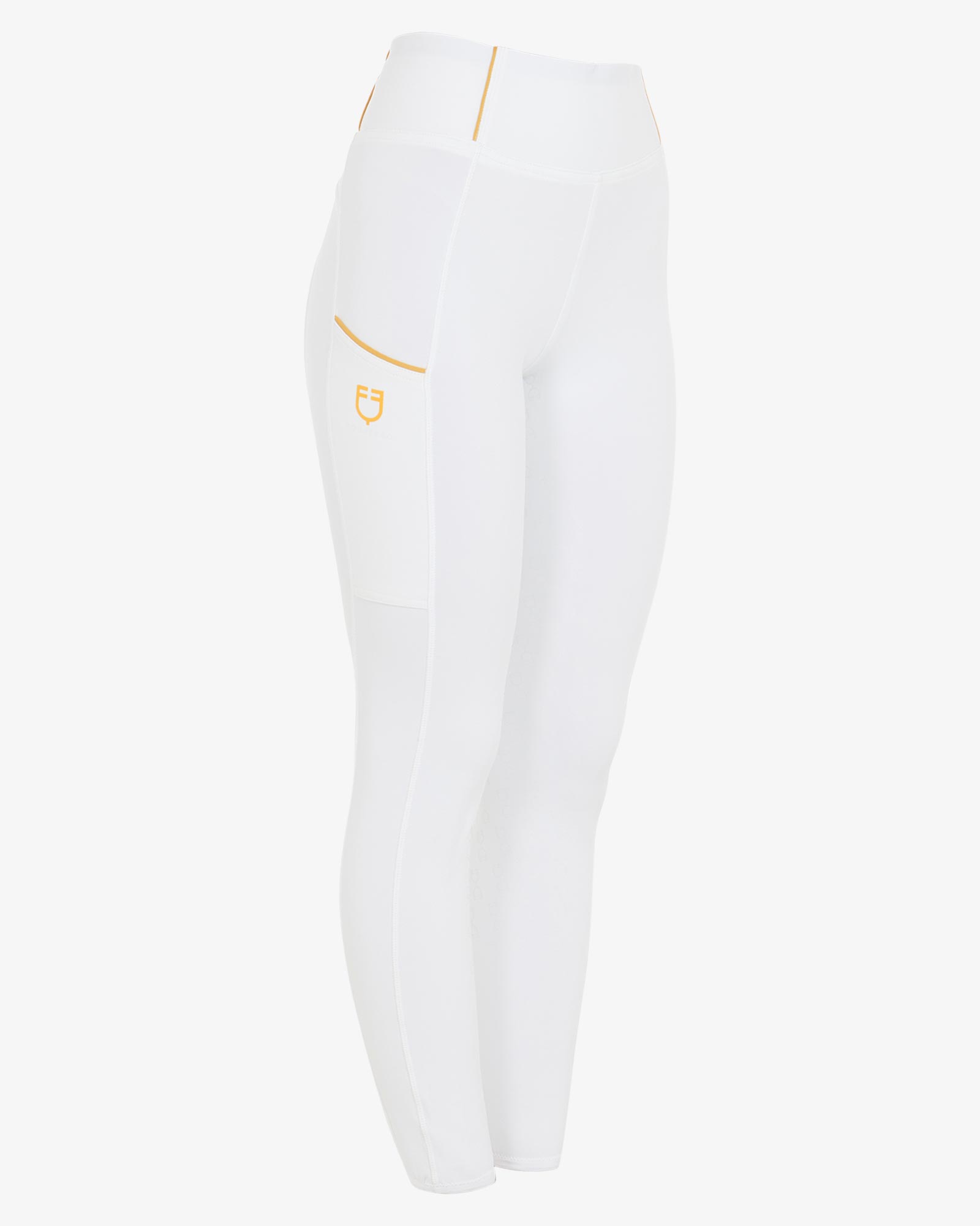 Leggins bambina slim fit grip con logo