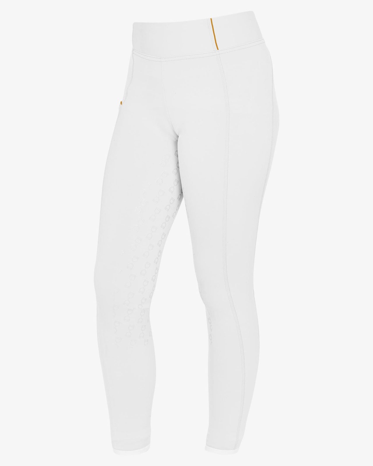 Leggins bambina slim fit grip con logo