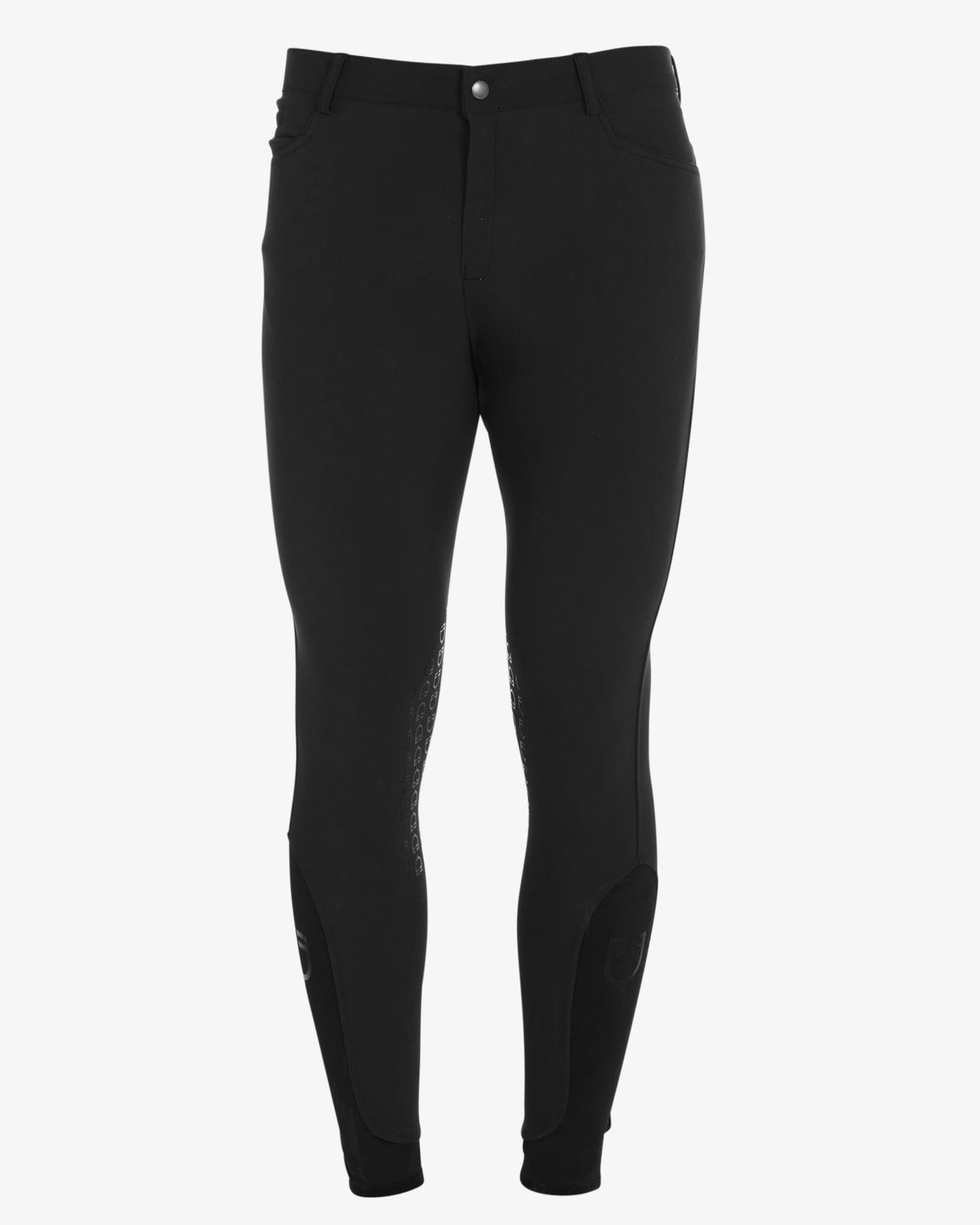 Men's slim fit grip breeches with logo