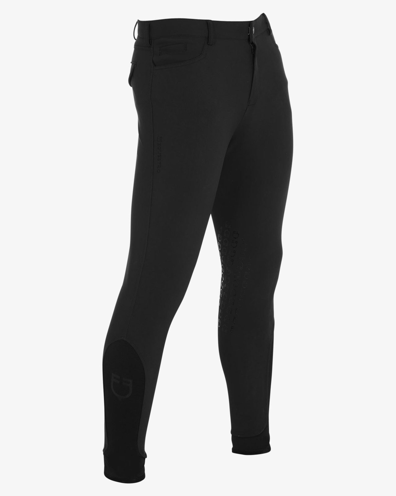 Men's slim fit grip breeches with logo