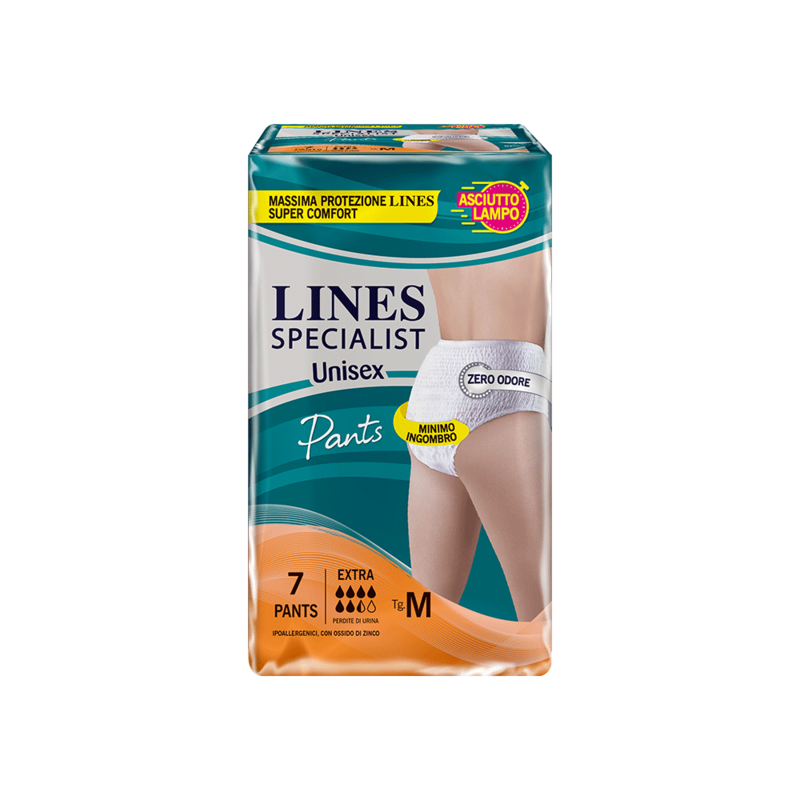 Acquista online Lines Specialist Pants Plus | Linea prodotto Alte per uomo e donna. Lines Specialist, prodotti per perdite di urina Mutandine Pants Unisex Extra