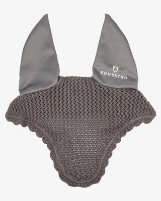 Knitted fly veil with elastic ears