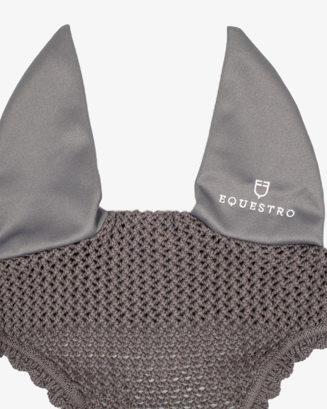 Knitted fly veil with elastic ears
