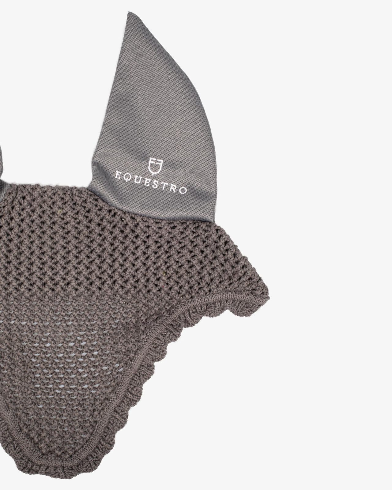 Knitted fly veil with elastic ears