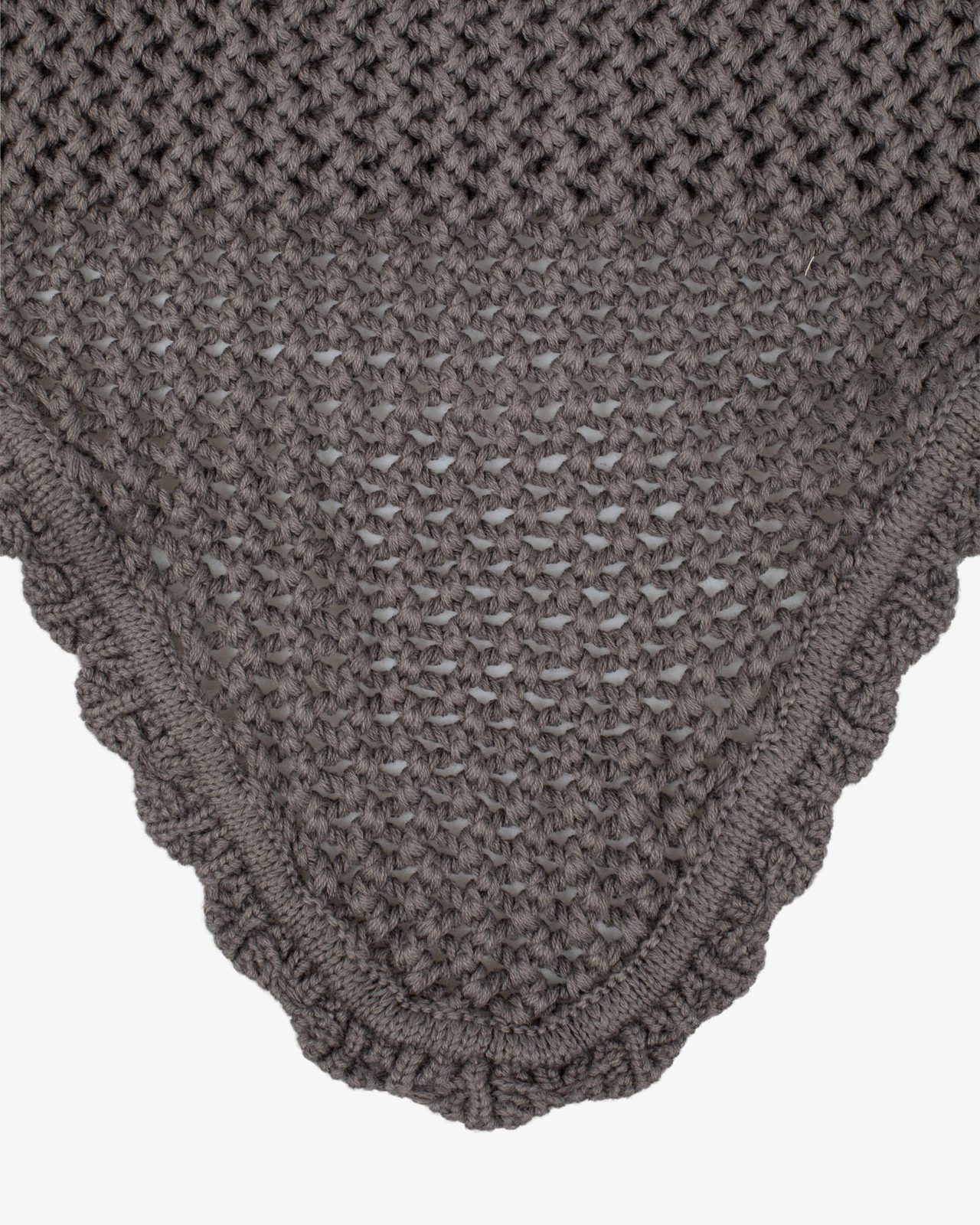 Knitted fly veil with elastic ears
