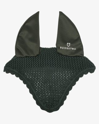 Knitted fly veil with elastic ears