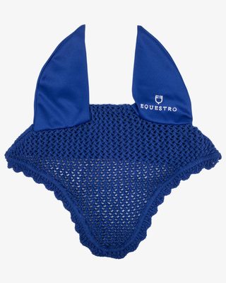 Knitted fly veil with elastic ears
