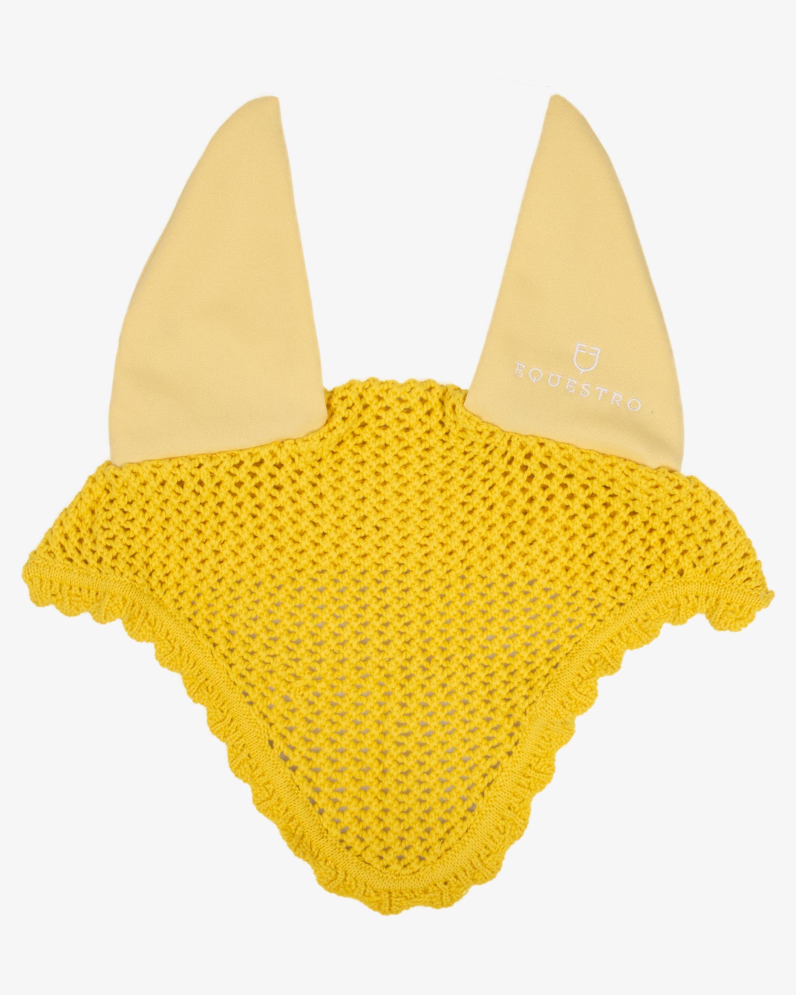 Knitted fly veil with elastic ears