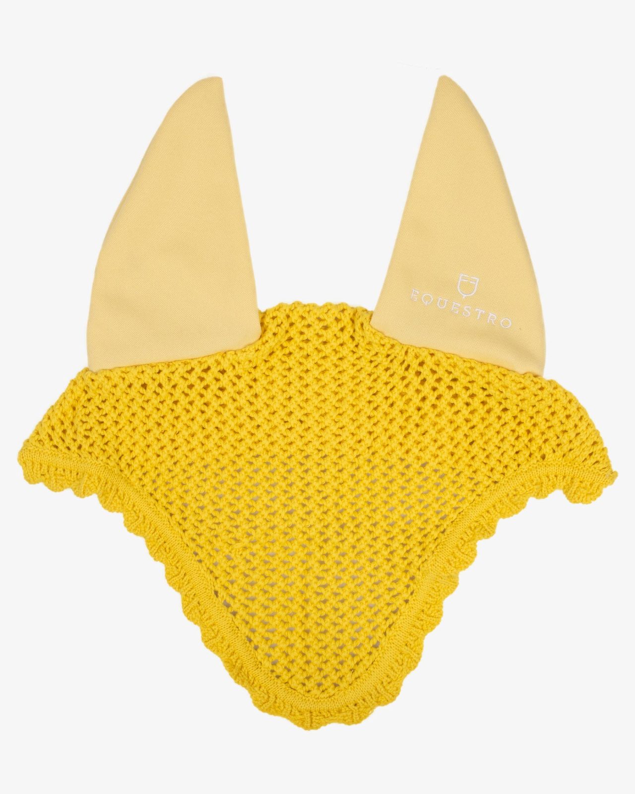 Knitted fly veil with elastic ears