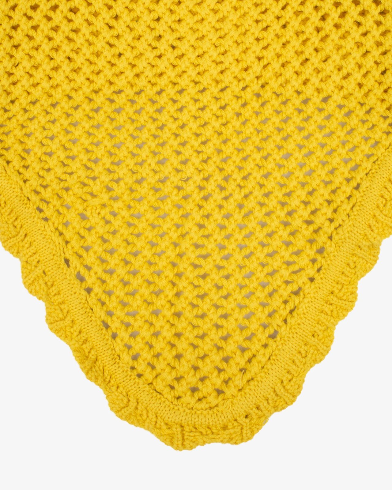 Knitted fly veil with elastic ears