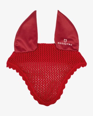 Knitted fly veil with elastic ears