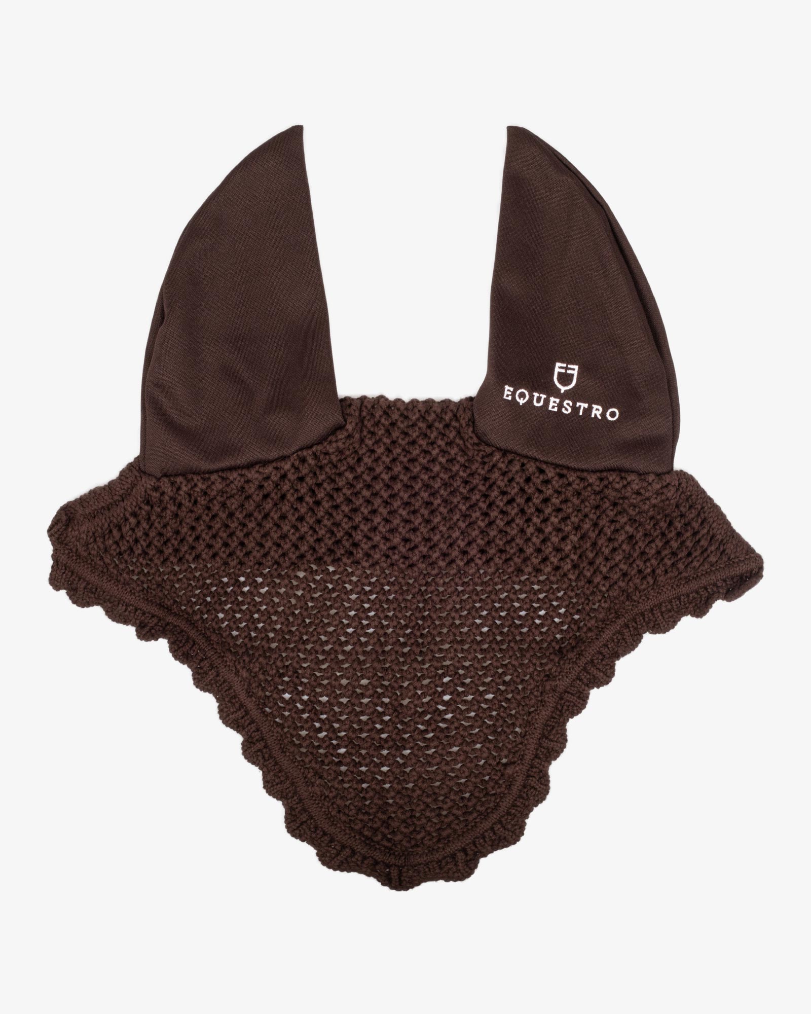 Knitted fly veil with elastic ears