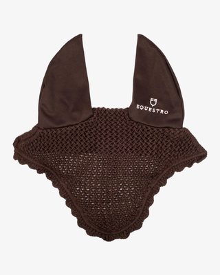 Knitted fly veil with elastic ears