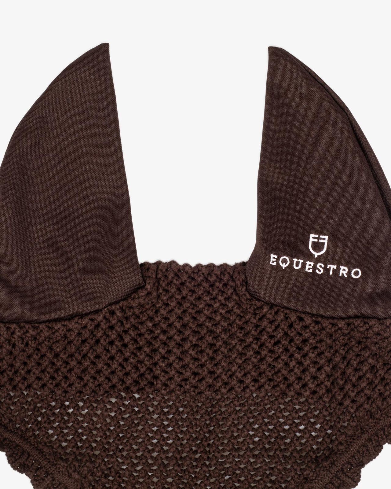 Knitted fly veil with elastic ears