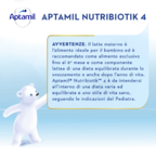 APTAMIL Nutribiotik 4 - Latte di crescita in Polvere 4x830g