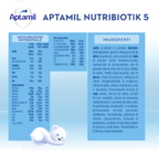 APTAMIL Nutribiotik 5 - Latte di crescita in Polvere 4x830g