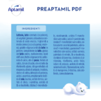 APTAMIL Preaptamil PDF  - Alimento a fini medici speciali in Polvere 400g