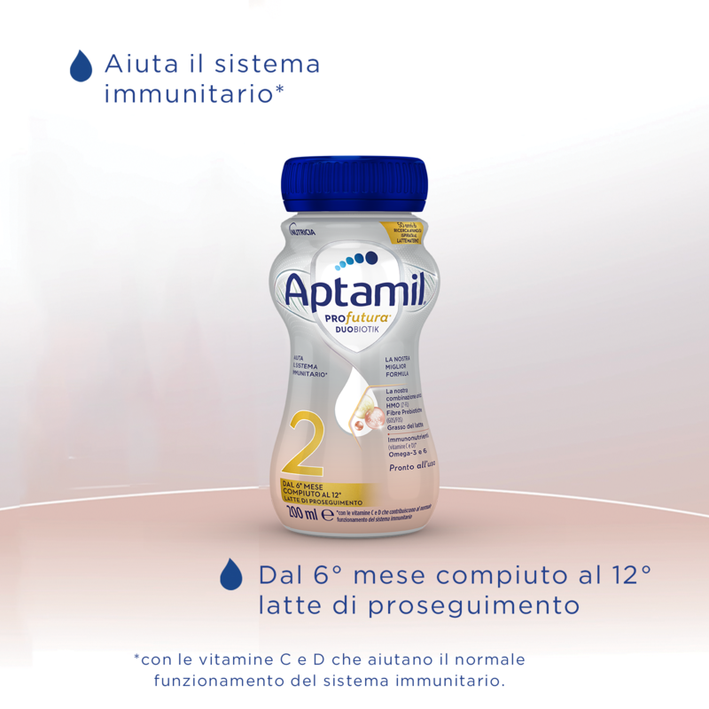 Latte proseguimento liquido - APTAMIL PROFUTURA Duobiotik 2 - Latte di  proseguimento liquido 12x200ml