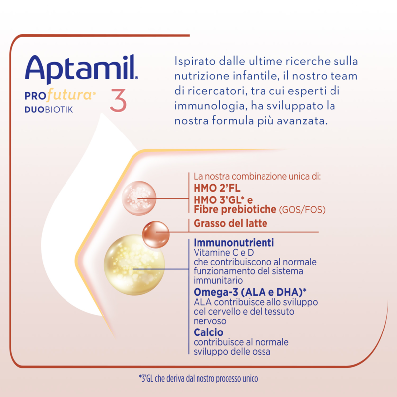 Aptamil ProExpert Soia 3 latte di crescita per bambini dai 12 mesi a 3 anni  liquido