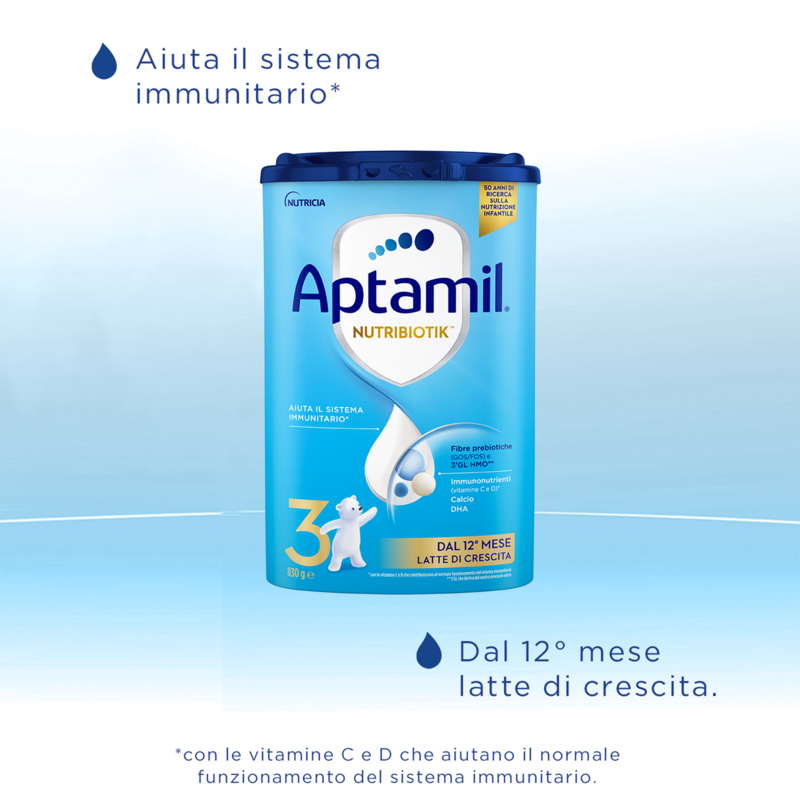 Aptamil ProExpert Soia 3 latte di crescita per bambini dai 12 mesi a 3 anni  liquido