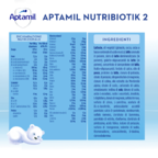 APTAMIL Nutribiotik 2 - Latte di proseguimento in Polvere 4x830g