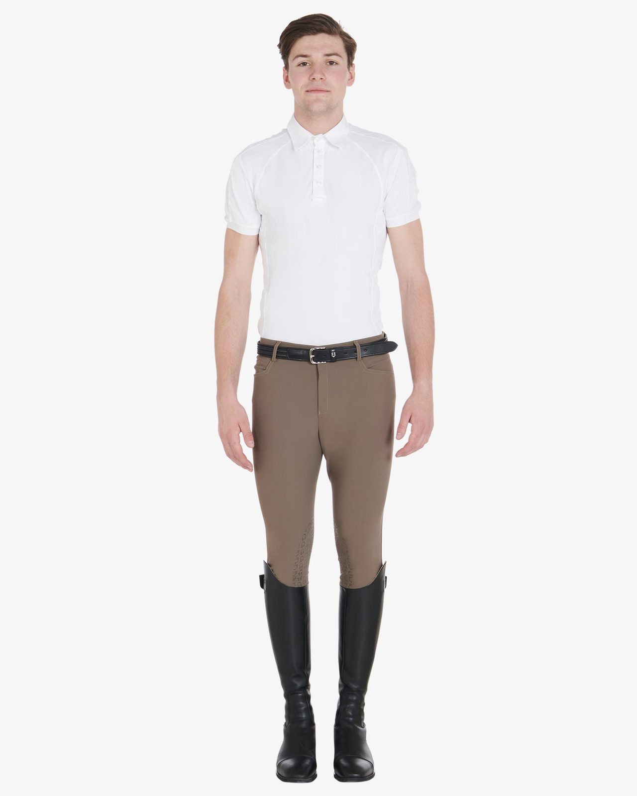 Pantaloni uomo slim fit grip con logo Equestro