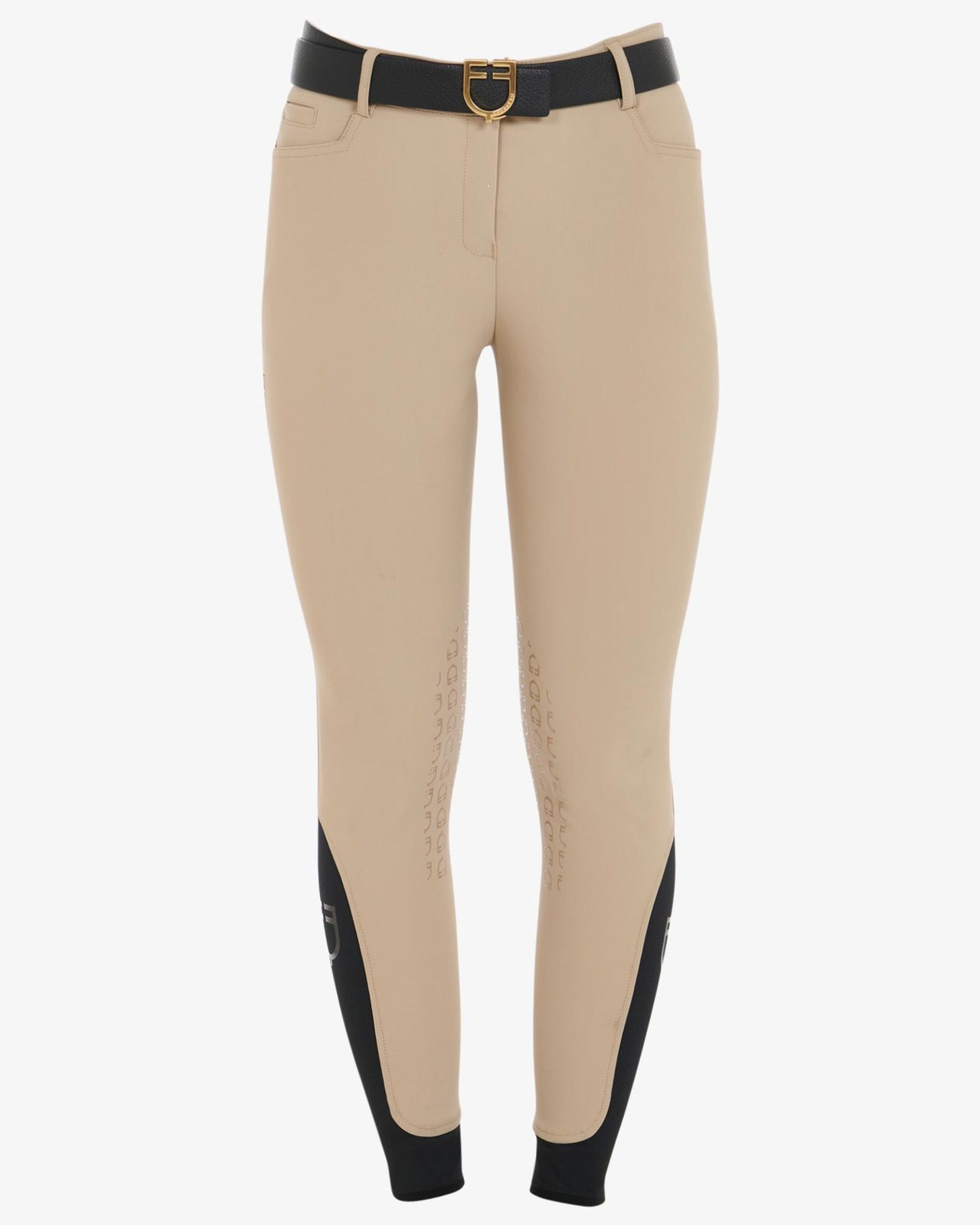 Women's slim fit grip breeches with logo