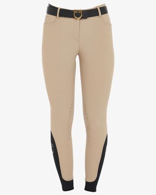 Women's slim fit grip breeches with logo