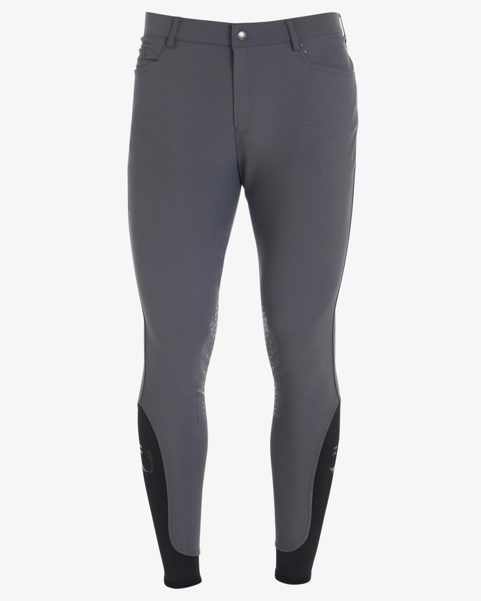 Men's slim fit grip breeches with logo