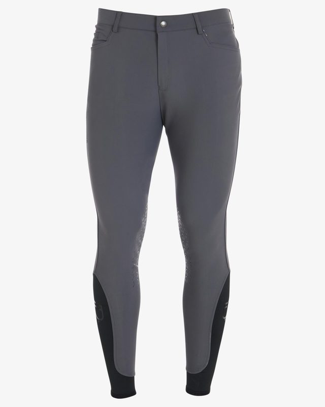 Pantaloni uomo slim fit grip con logo Equestro