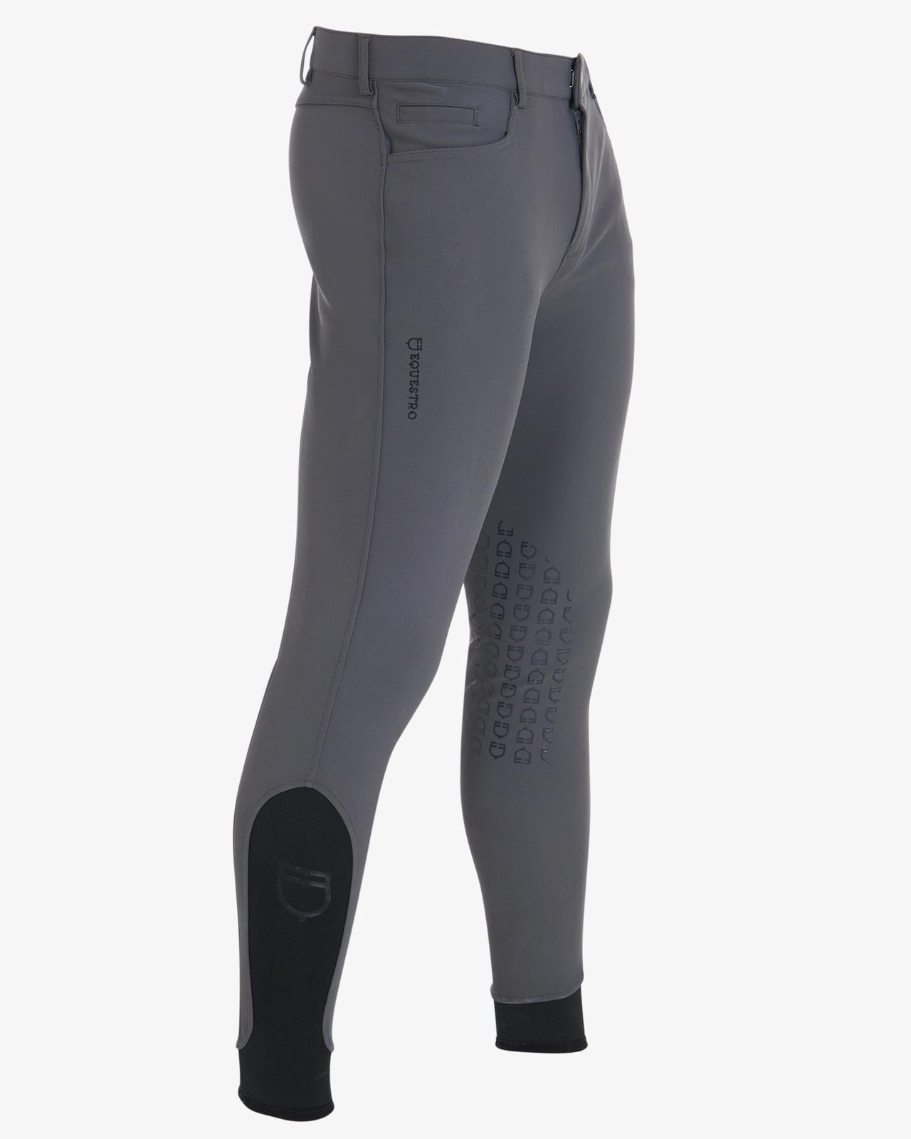 Men's slim fit grip breeches with logo