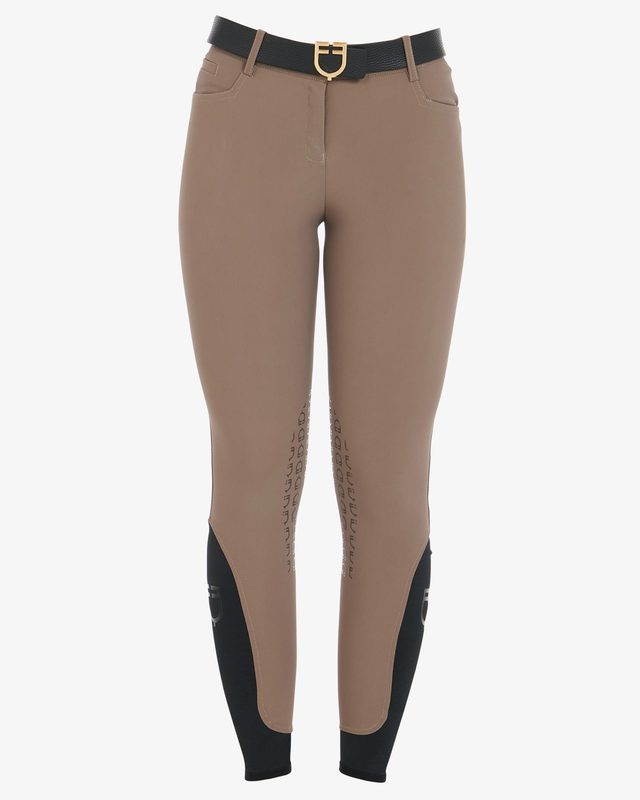 Women's slim fit grip breeches with logo