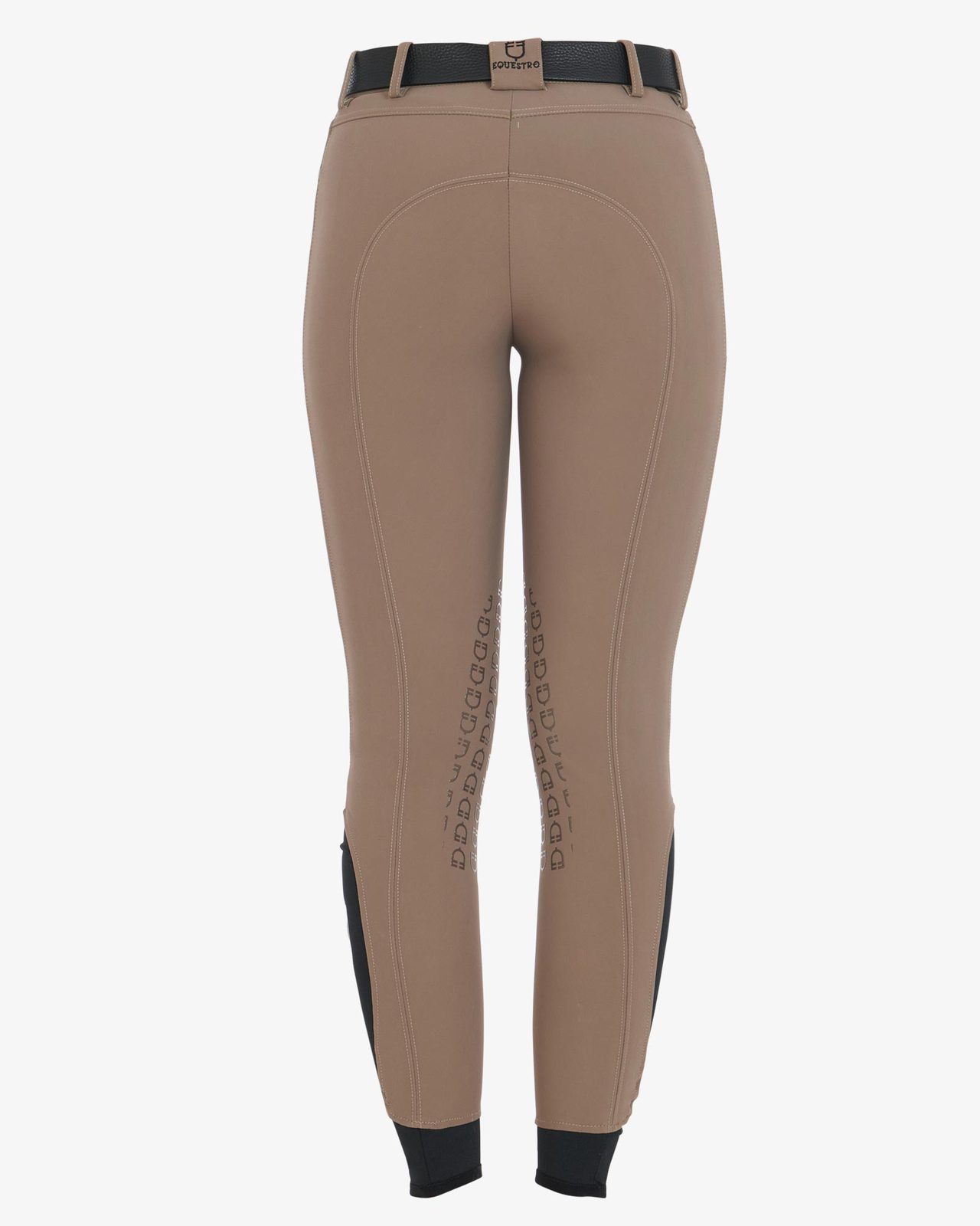 Pantaloni donna slim fit grip con logo Equestro