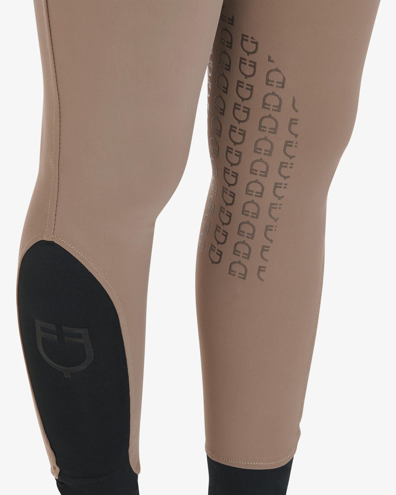 Pantaloni donna slim fit grip con logo Equestro