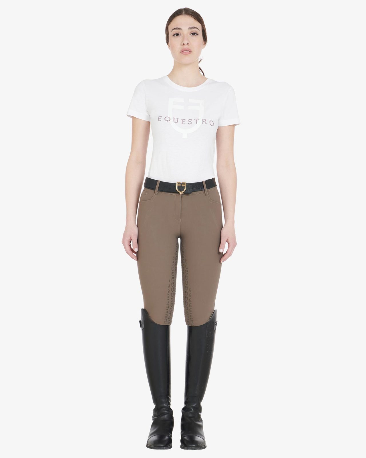 Pantaloni donna slim fit full grip