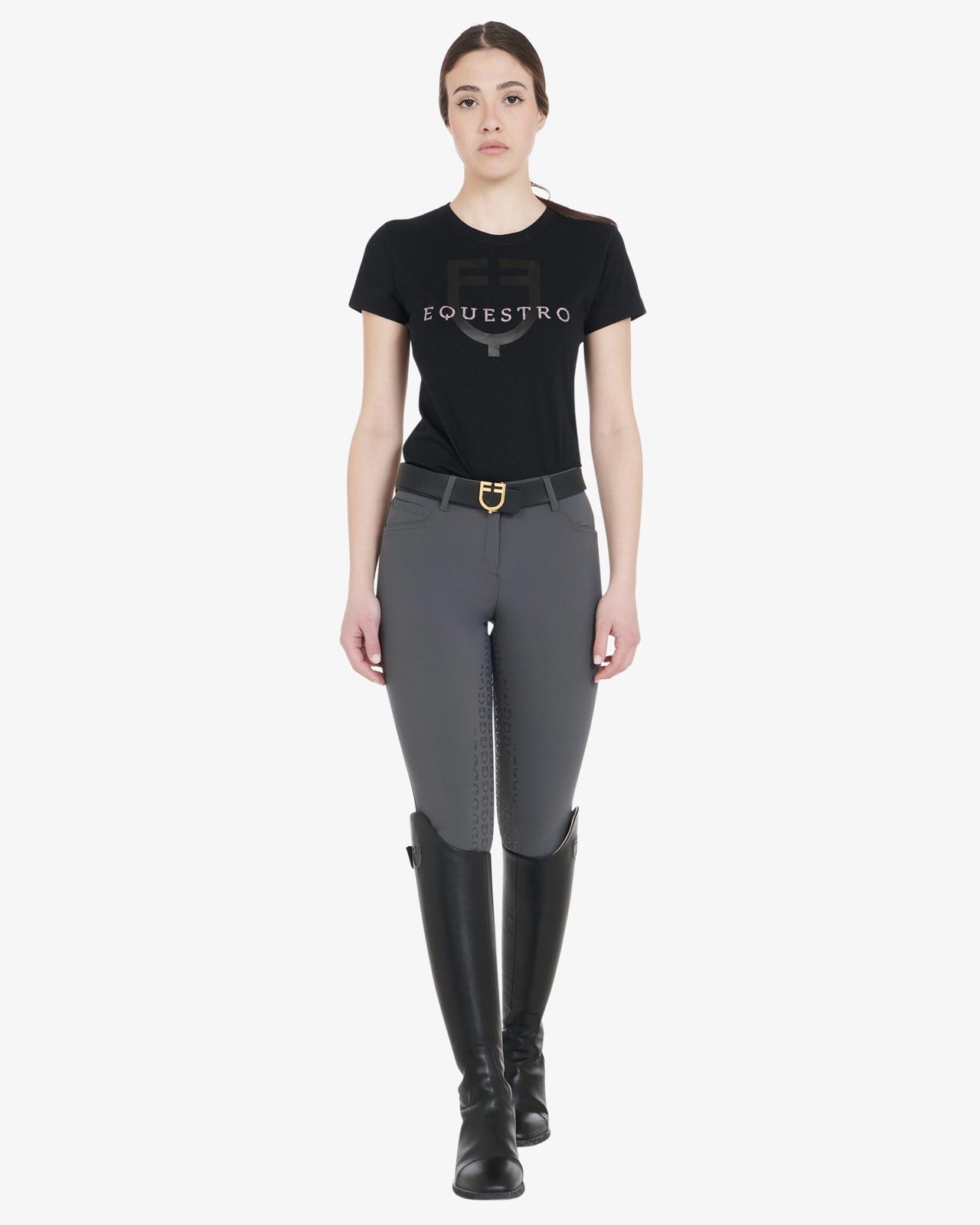 Pantaloni donna slim fit full grip