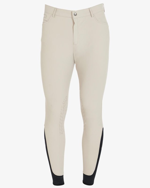 Pantaloni uomo estivi slim fit in tessuto tecnico bielastico