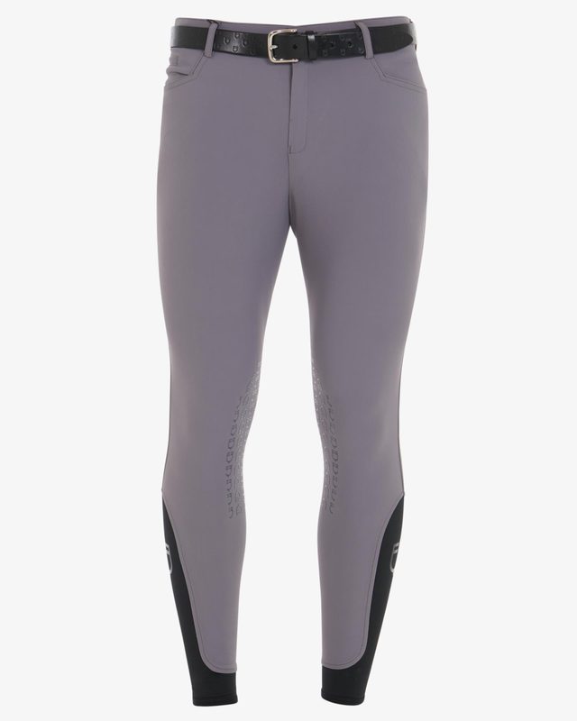 Pantaloni uomo estivi slim fit in tessuto tecnico bielastico