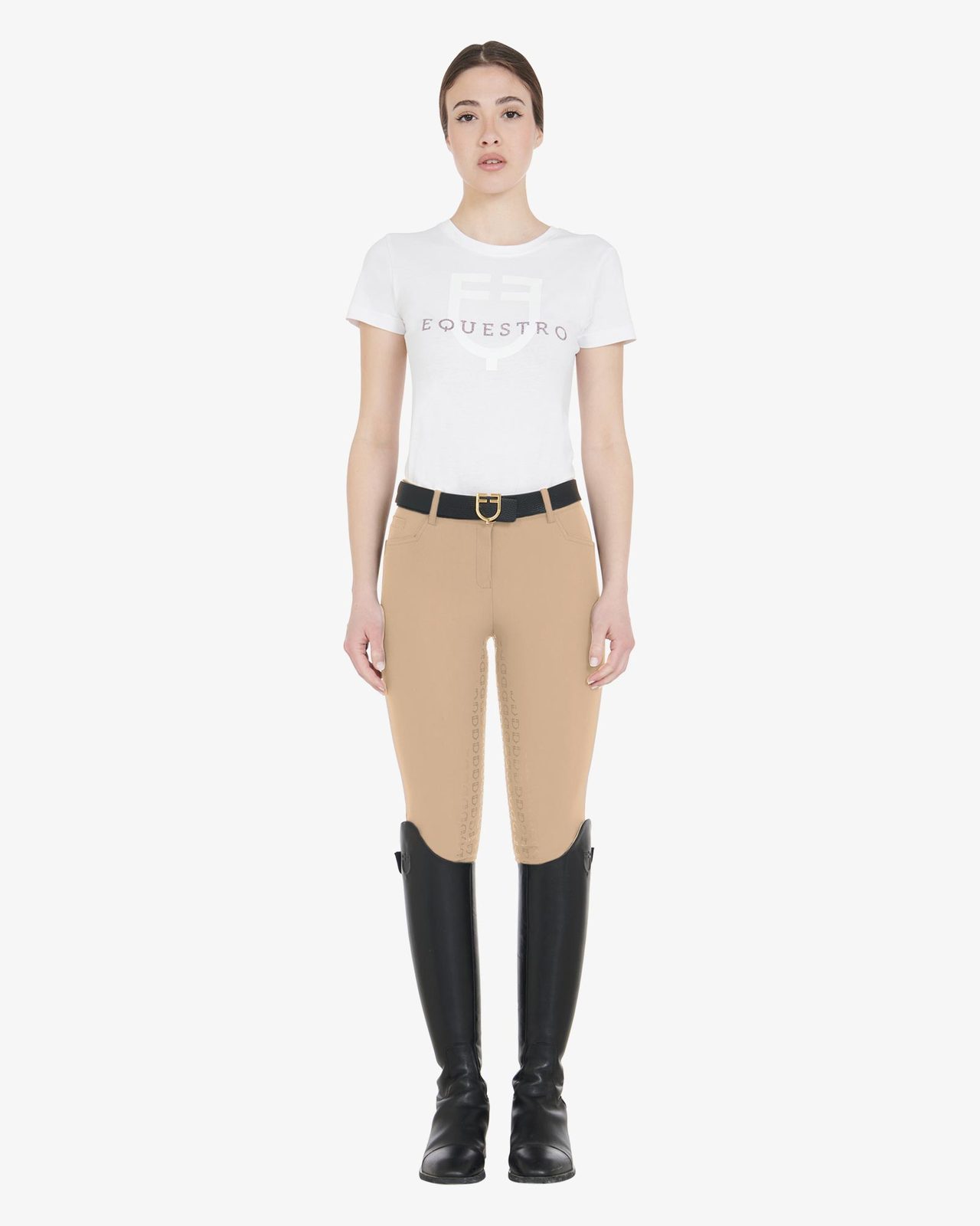 Pantaloni donna slim fit full grip
