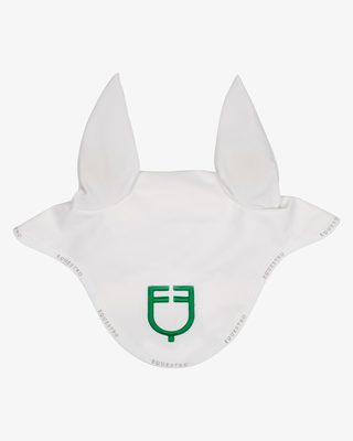 Fly veil in technical fabric with multicolor logo