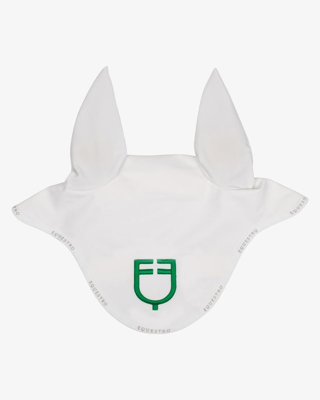 Fly veil in technical fabric with multicolor logo