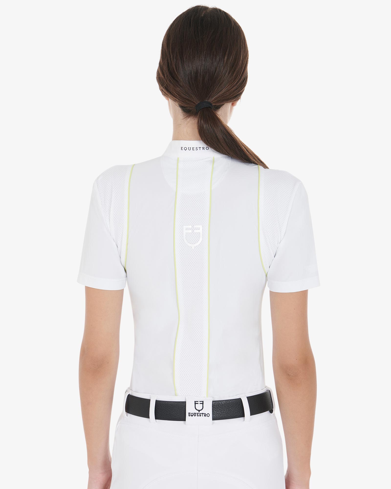 Pantalon équitation de concours mid grip femme Equestro Selene Gel