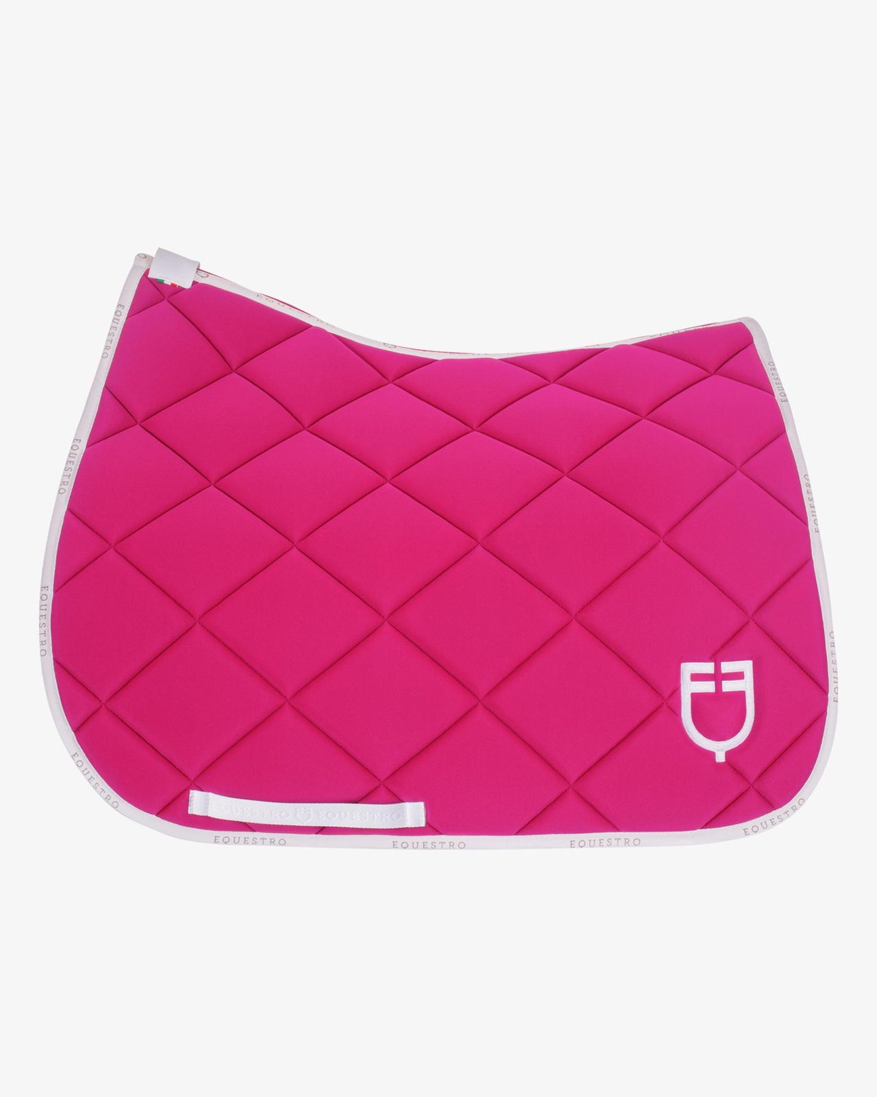Dressage saddle pad technical fabric with logo